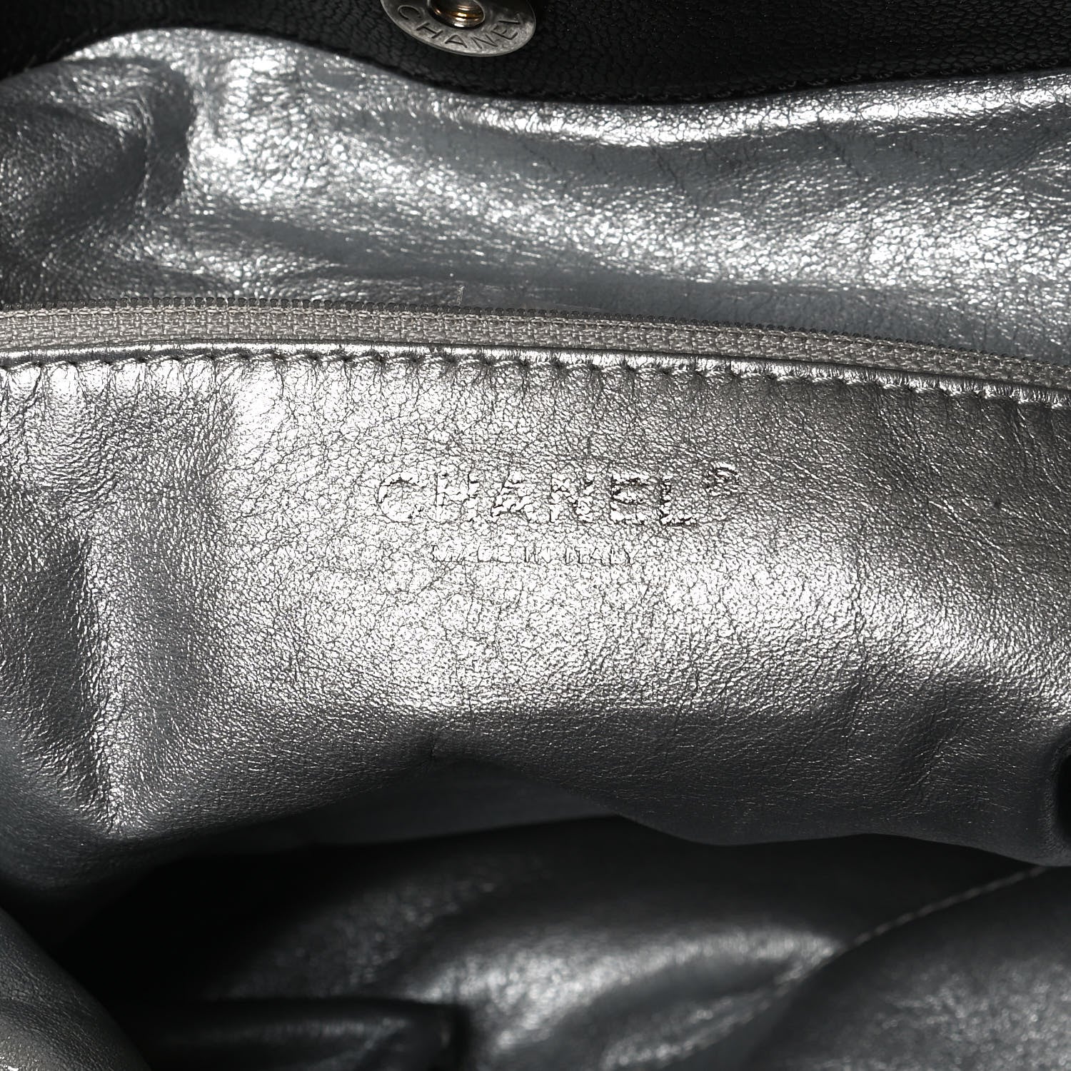 Chanel Glazed Caviar Modern Chain Tote Black 6 of 10
