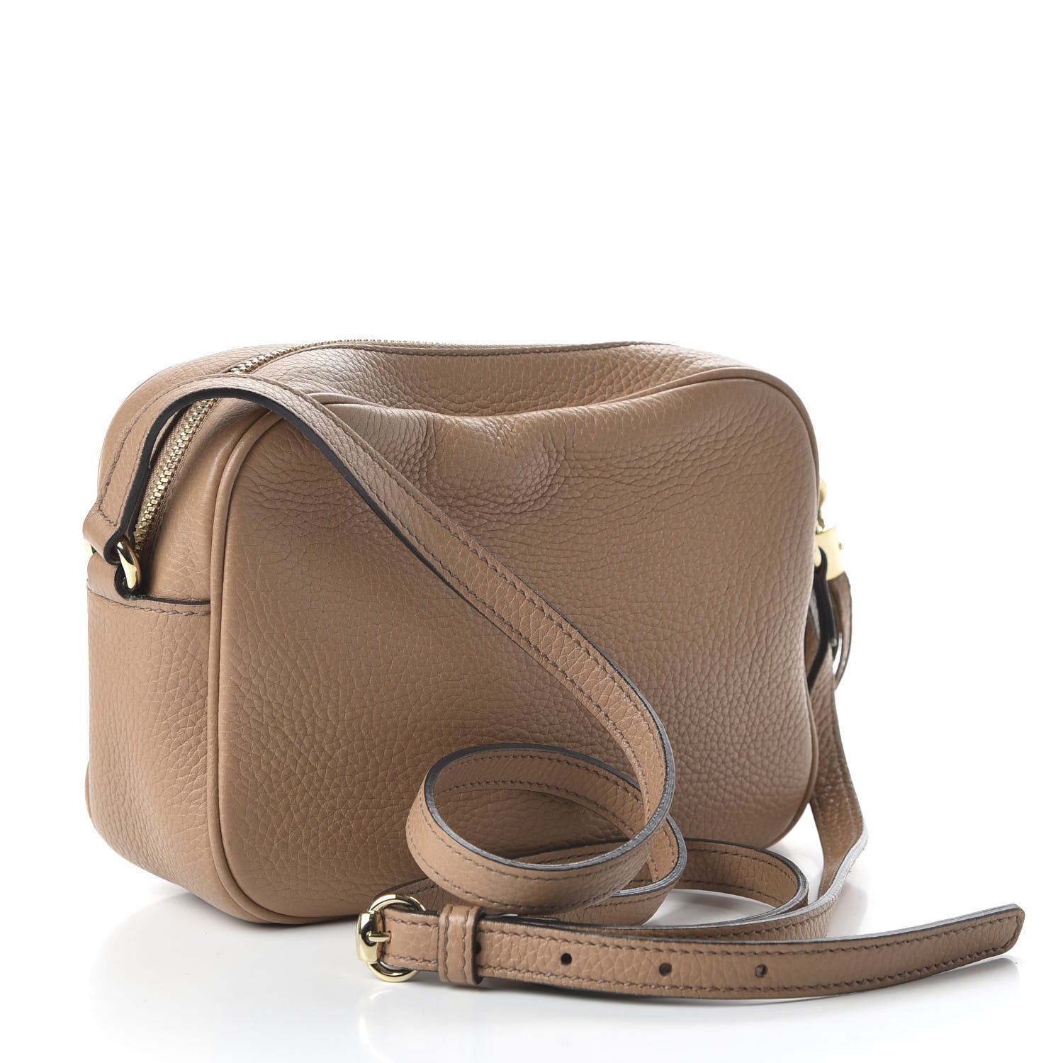Gucci Pebbled Calfskin Small Soho Disco Bag Rose Beige 3 of 10