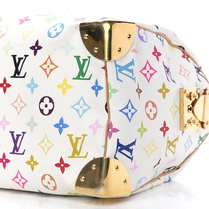 Louis Vuitton Monogram Multicolor Speedy 30 White 8 of 15