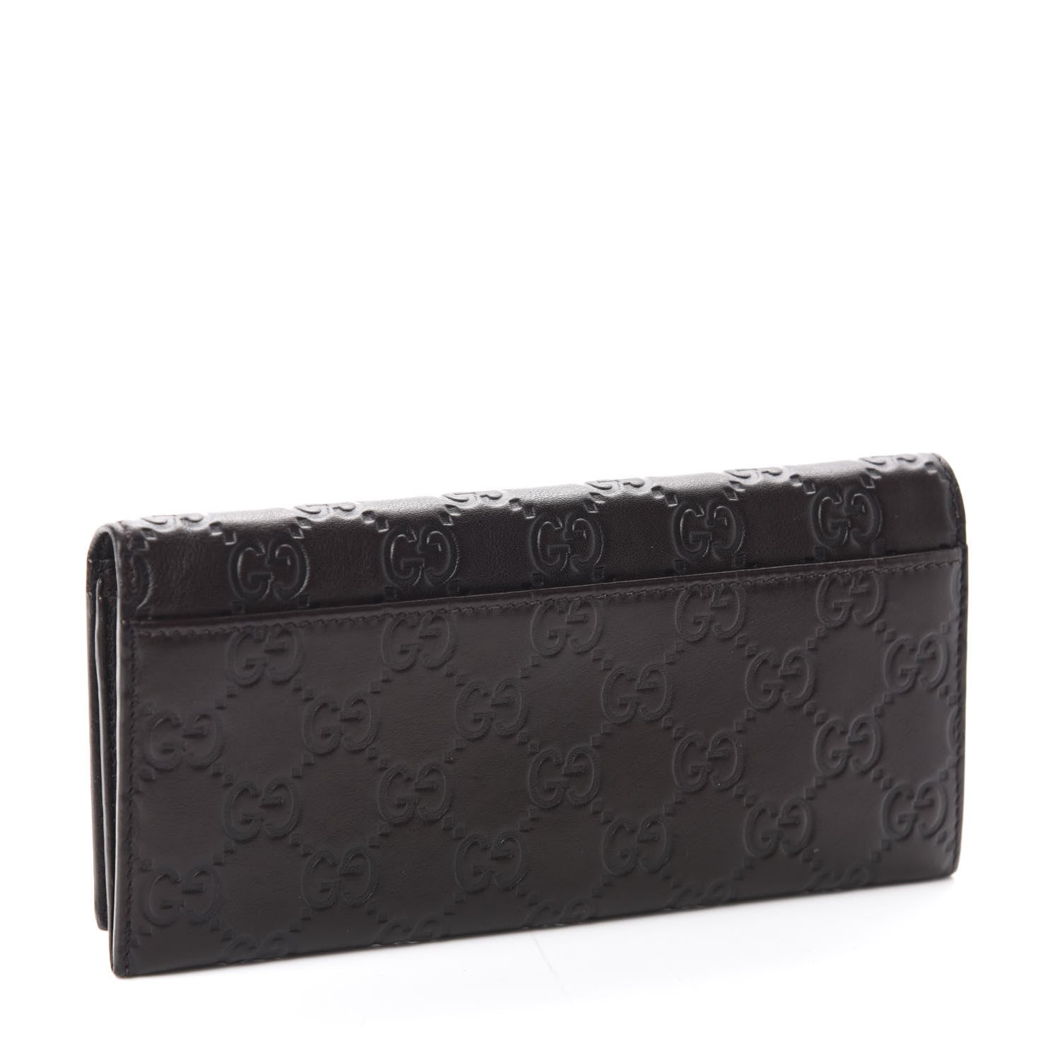 Gucci Guccissima Avel Continental Flap Wallet Brown 3 of 9