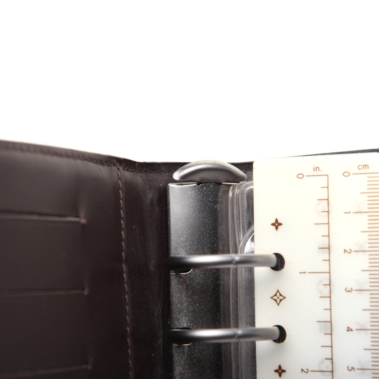 Epi Medium Ring Agenda Cover Moka