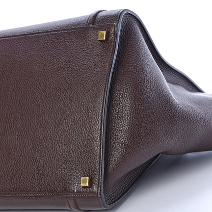 Celine Shiny Grained Calfskin Medium Phantom Luggage Brown 10 of 21