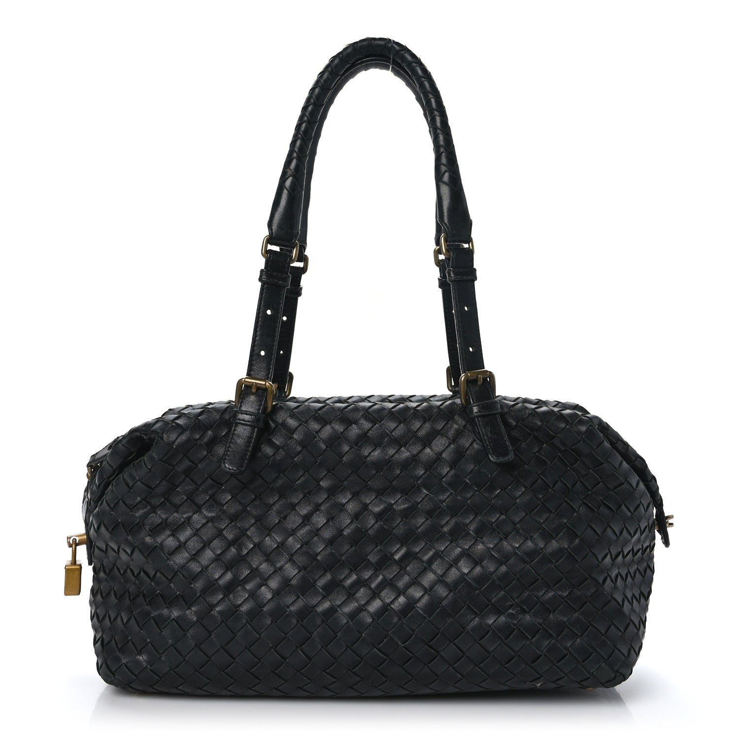 Bottega Veneta Nappa Intrecciato Montaigne Bag Black 1 of 11