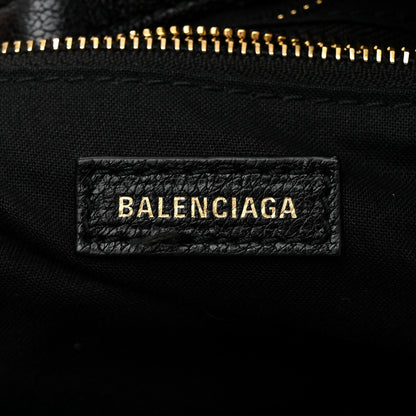 Balenciaga Chevre Gold Metallic Edge Hardware City Black 6 of 10