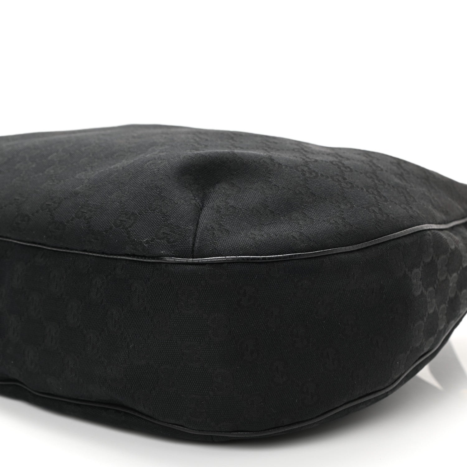 Gucci Monogram Large New Ladies Web Hobo Black 10 of 12