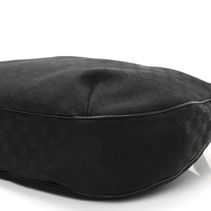 Gucci Monogram Large New Ladies Web Hobo Black 10 of 12