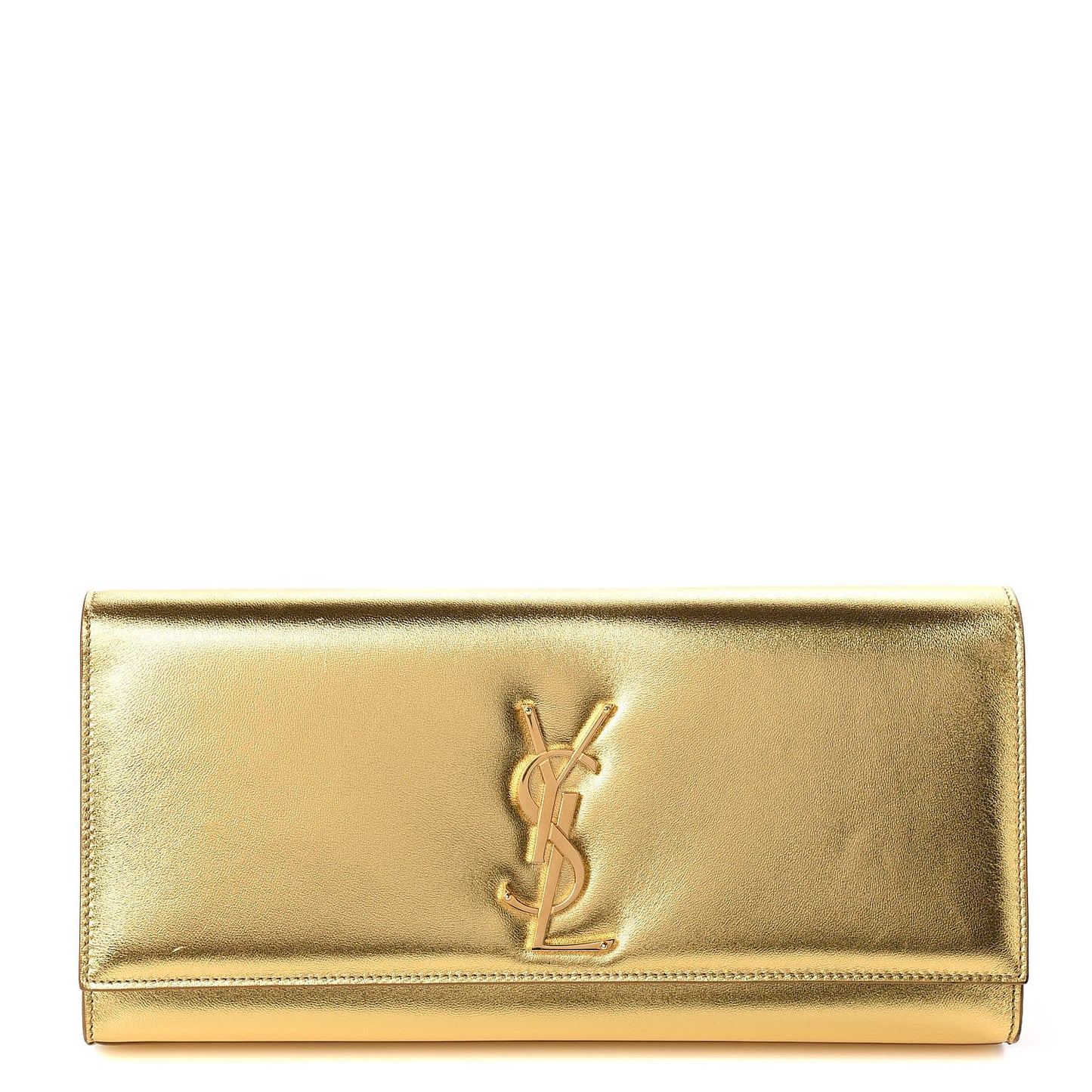 Metallic Calfskin Monogram Cassandre Clutch Ciad