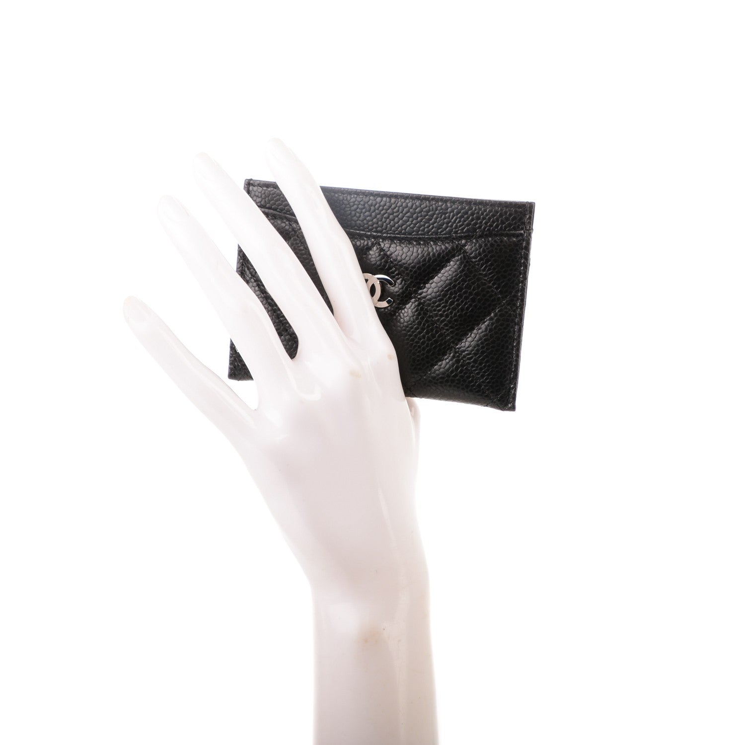 Chanel Caviar Quilted Card Holder Black 2 of 8