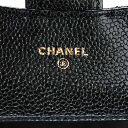Chanel Caviar Quilted Flap Card Holder Black 6 of 8
