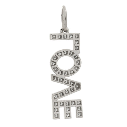 Tiffany Platinum Diamond Love Charm 3 of 4