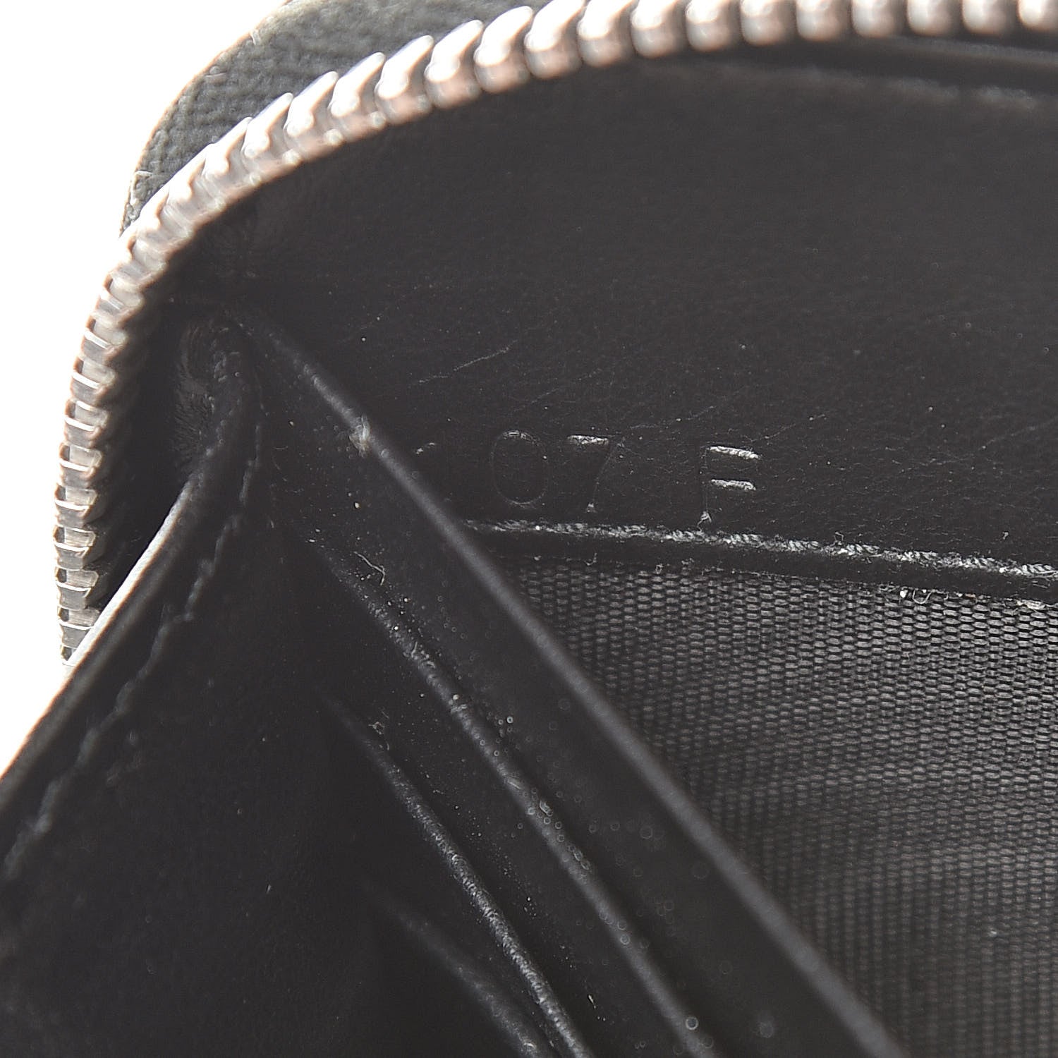 Prada Soft Calfskin Diagramme Zip Around Wallet Black 7 of 11