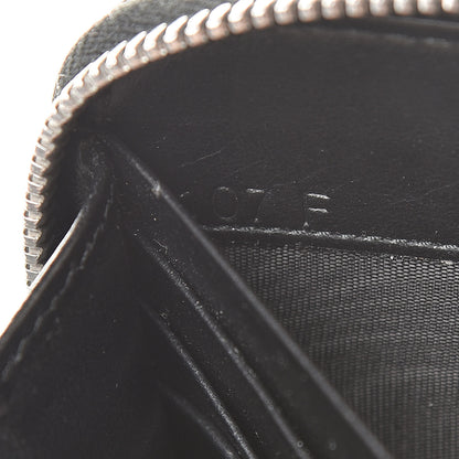 Prada Soft Calfskin Diagramme Zip Around Wallet Black 7 of 11