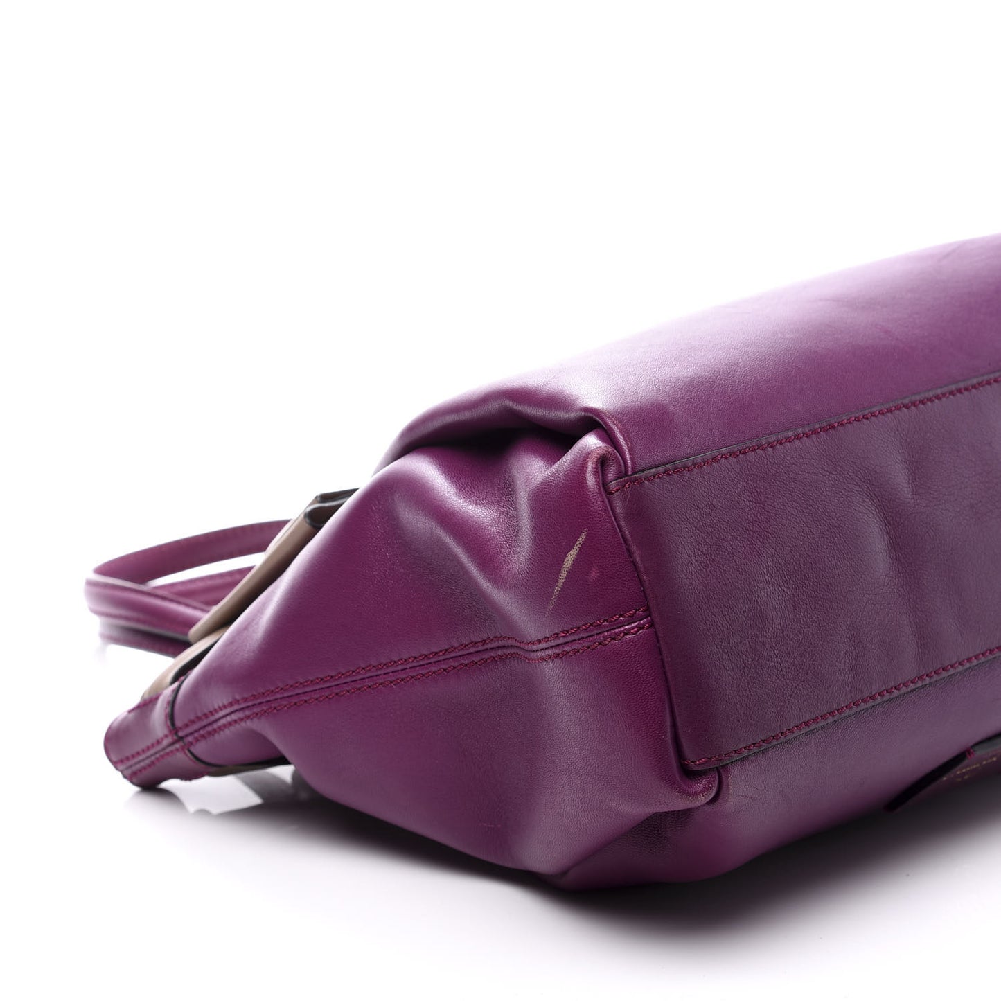 Nappa Large Aphrodite Bow Tote Purple Poudre
