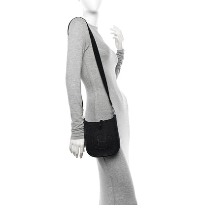 Hermes Swift Sangle Wooly Evelyne TPM Graphite Black 2 of 10