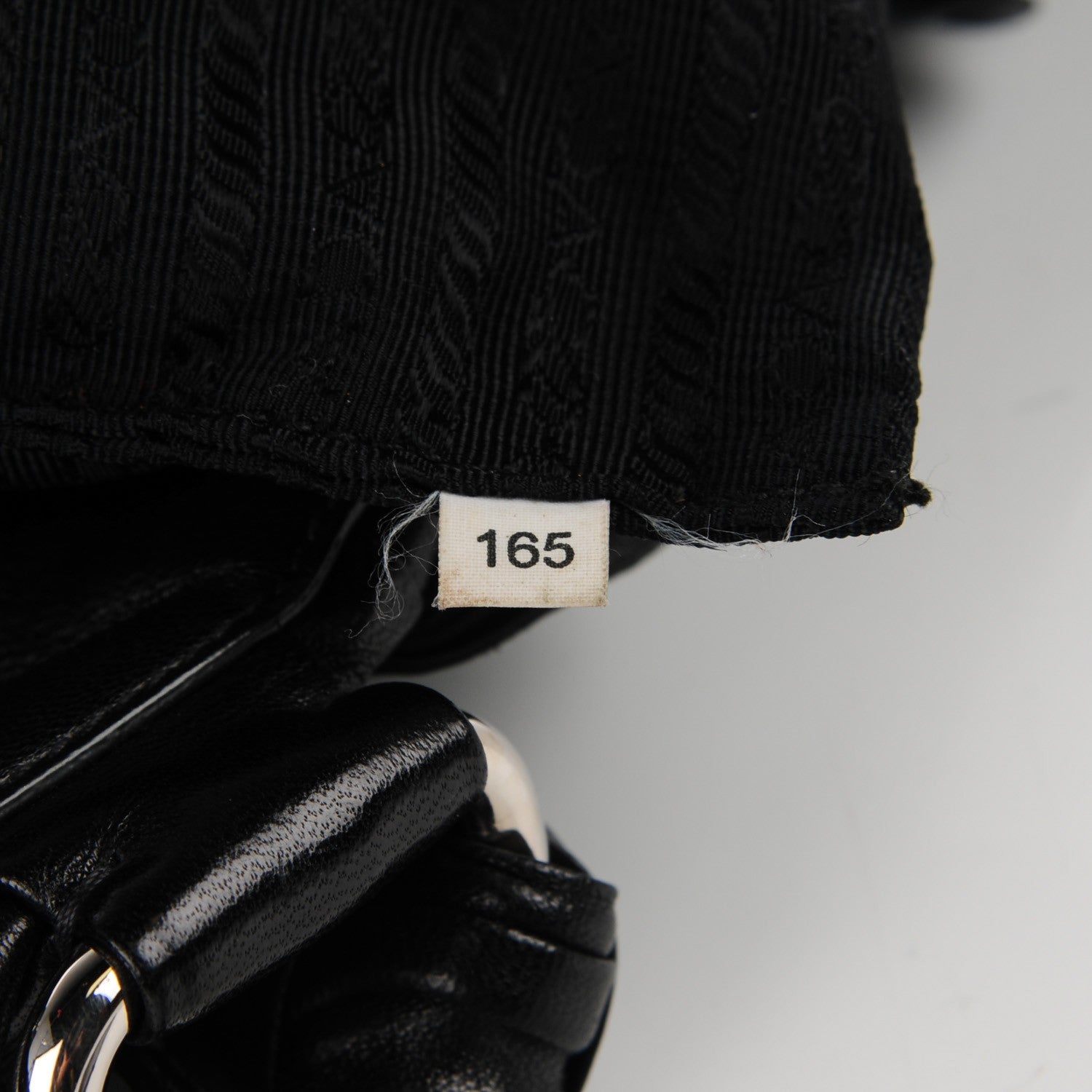 Prada Nappa Ruffle Bag Black 6 of 9