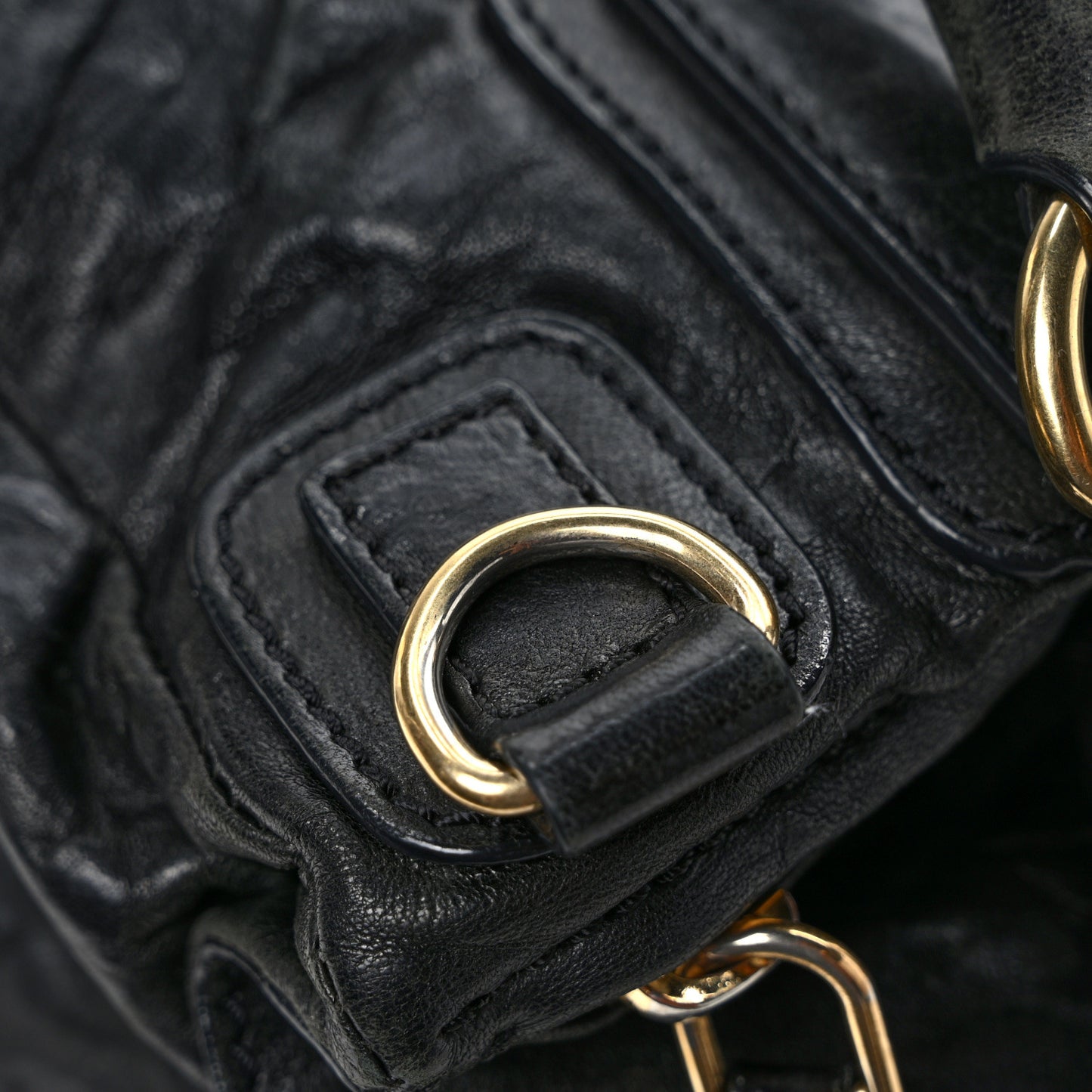 Tumbled Sheepskin Medium Pandora Black