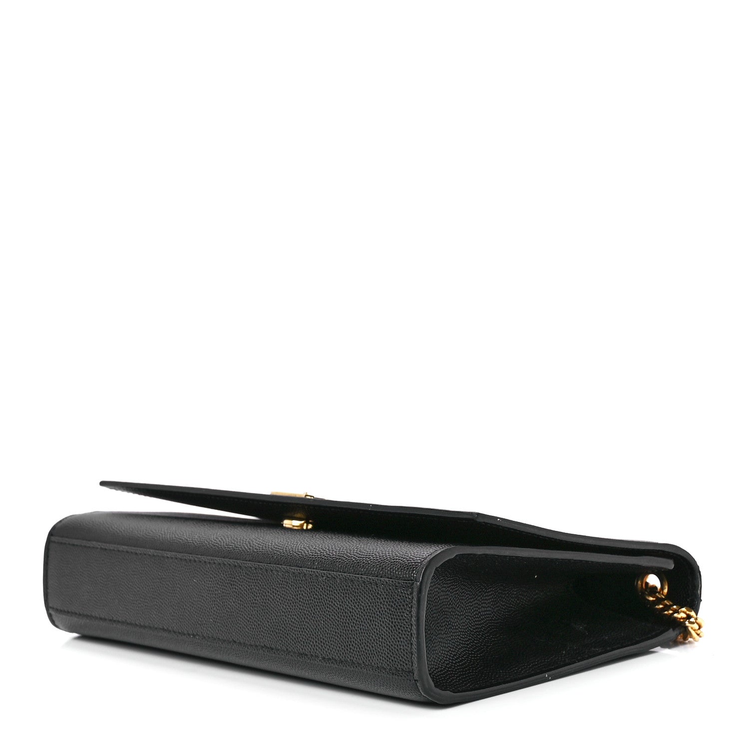 Saint Laurent Grain De Poudre Medium Classic Monogram Kate Satchel Black 10 of 12