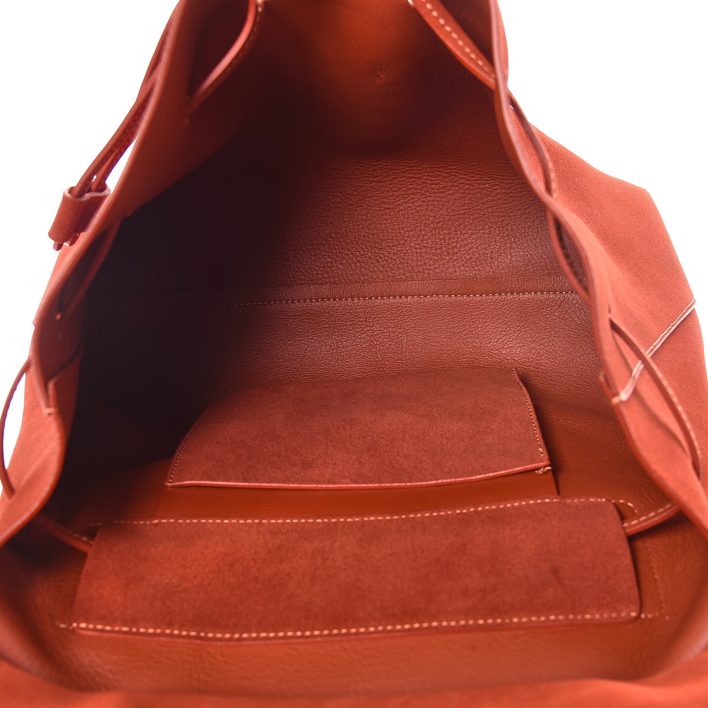 Suede Mini Lady Bag Brick
