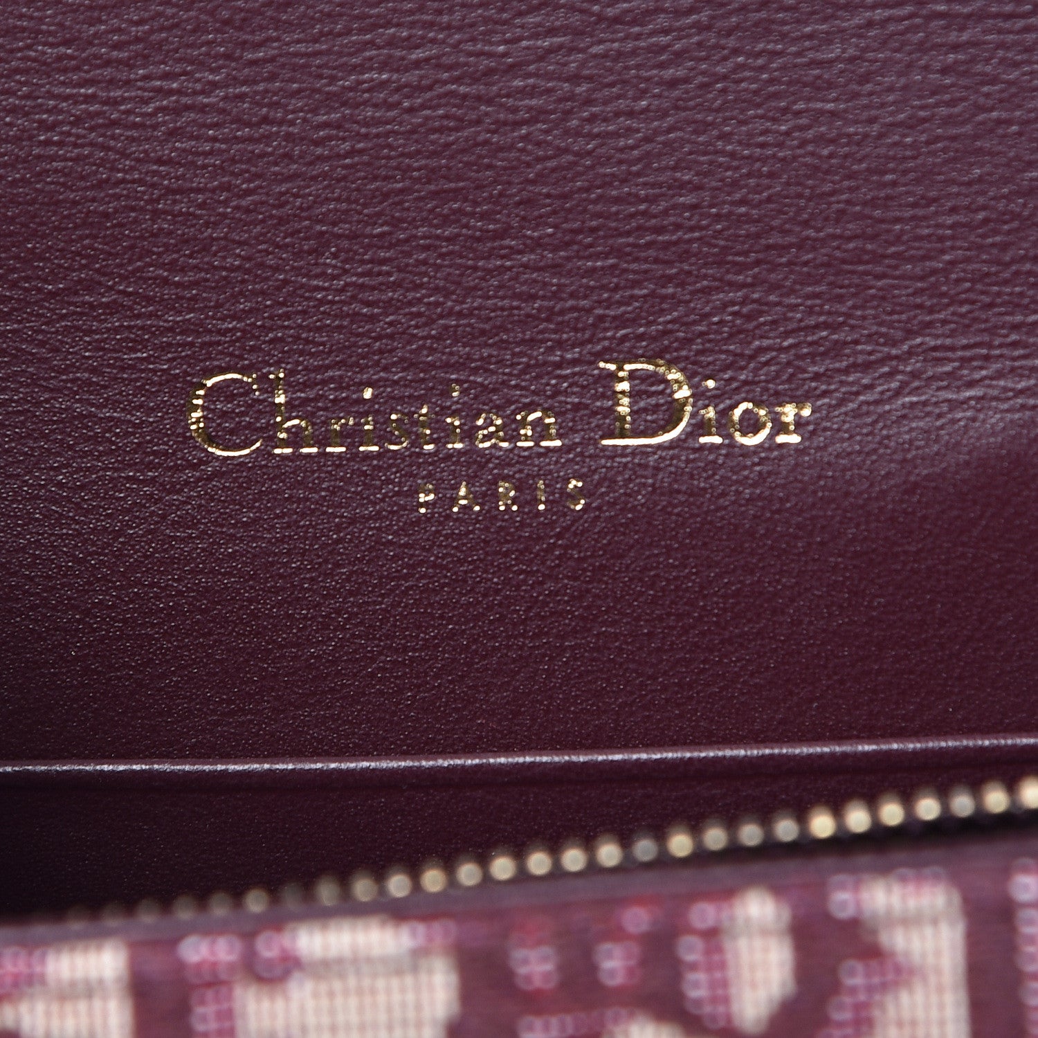 Christian Dior Oblique Saddle Belt Bag Bordeaux 6 of 11