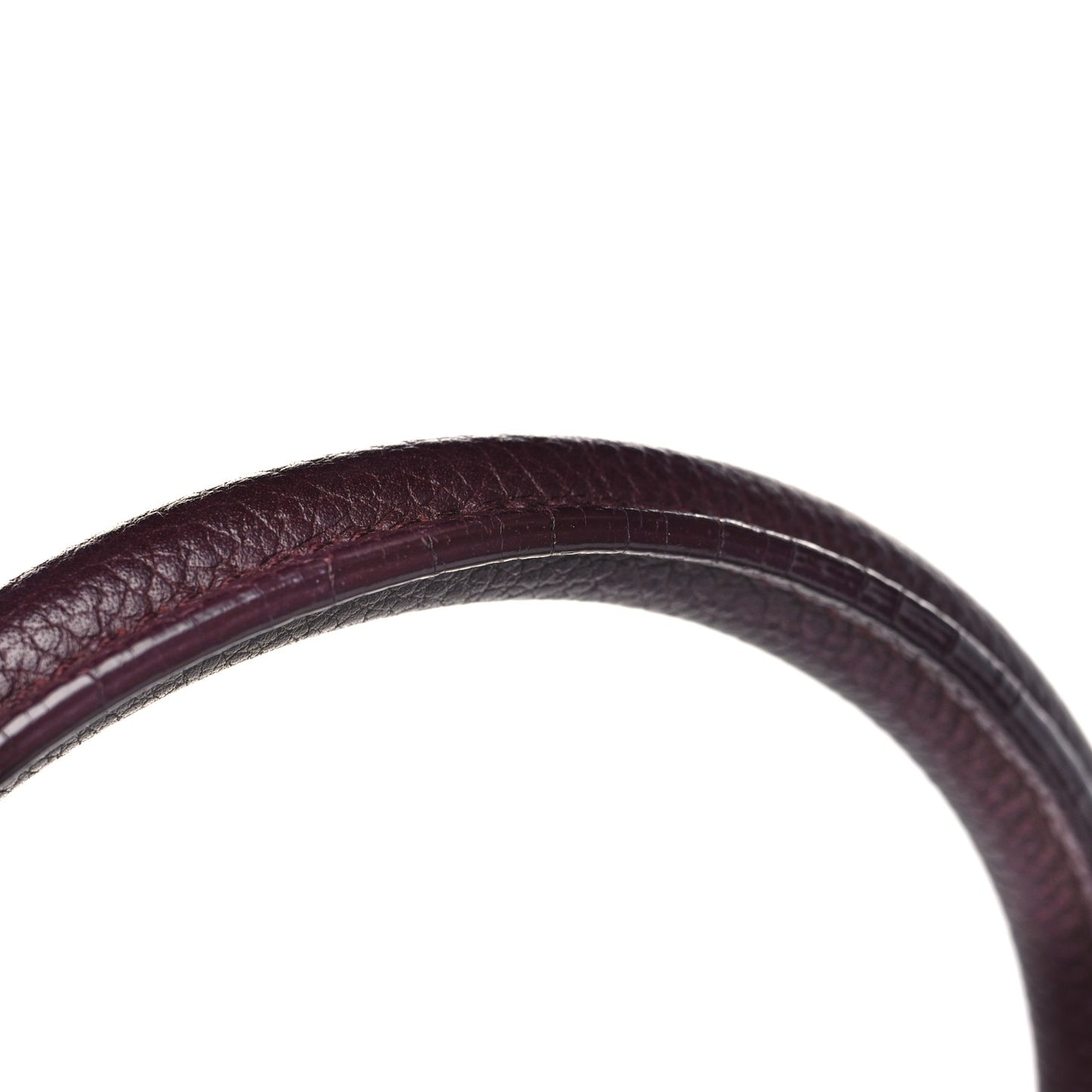Grained Calfskin Small Classic Sac De Jour Bordeaux