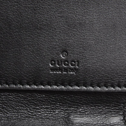 Gucci Guccissima Flat Zip Around Wallet Black 7 of 8