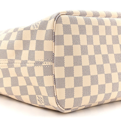 Louis Vuitton Damier Azur Neo Neverfull MM Rose Ballerine 9 of 13