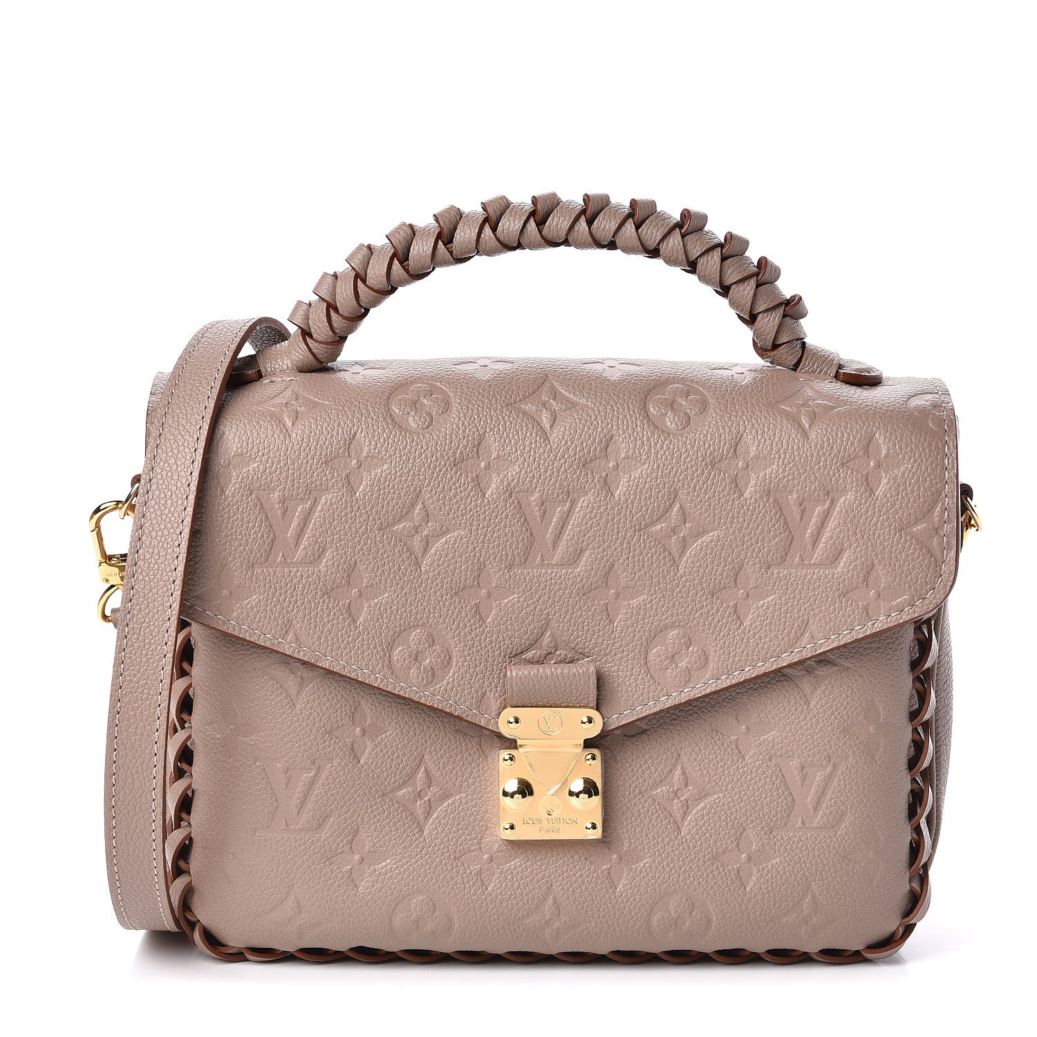 Louis Vuitton Empreinte Braided Pochette Metis Vison 1 of 10