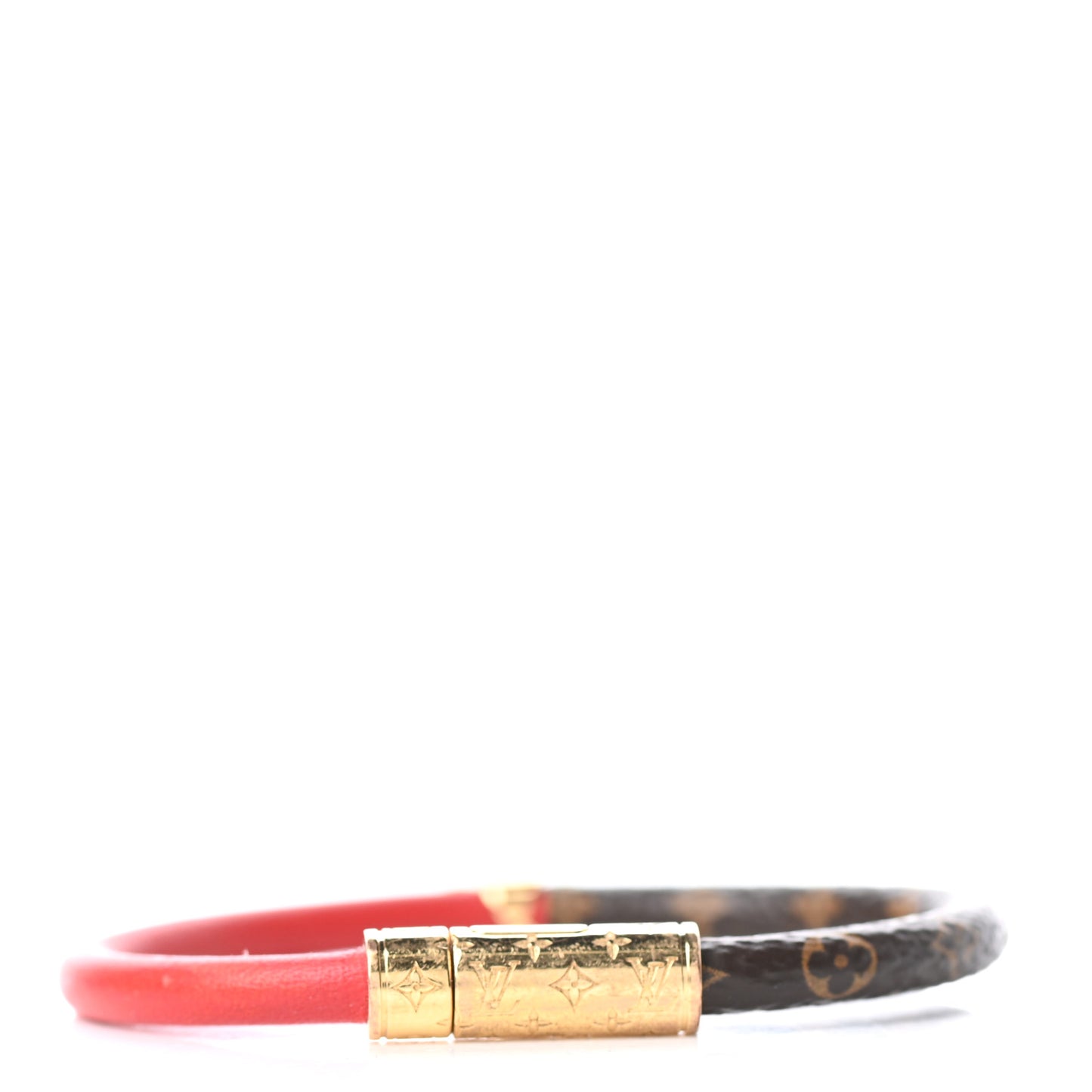Monogram Daily Confidential Bracelet 17 Red
