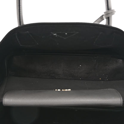 Prada Saffiano Cuir Medium Double Bag Marmo 5 of 13