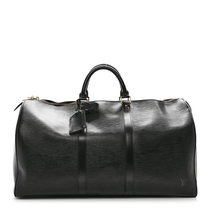 Louis Vuitton Epi Keepall 50 Black 1 of 11