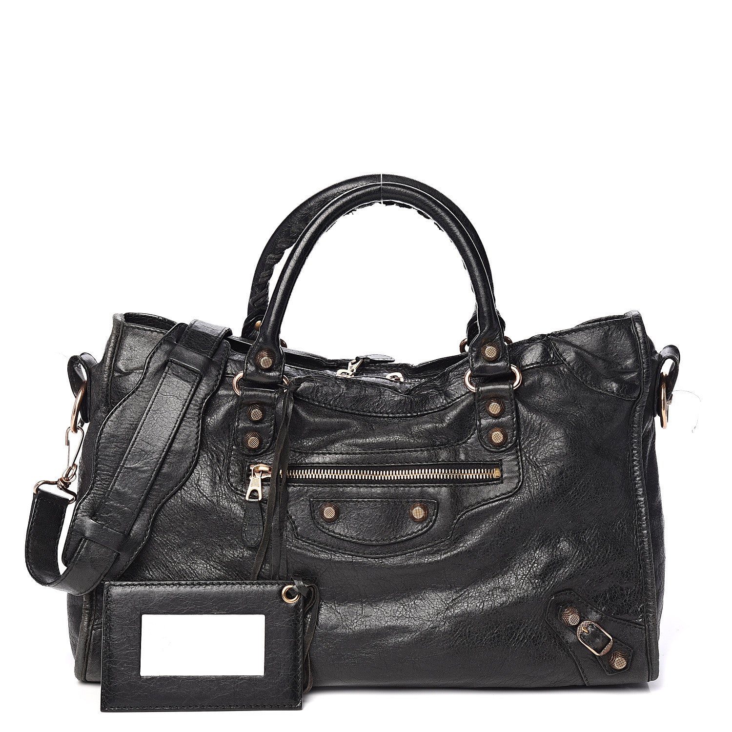 Balenciaga Agneau Giant 12 Rose Gold Hardware City Black 1 of 12