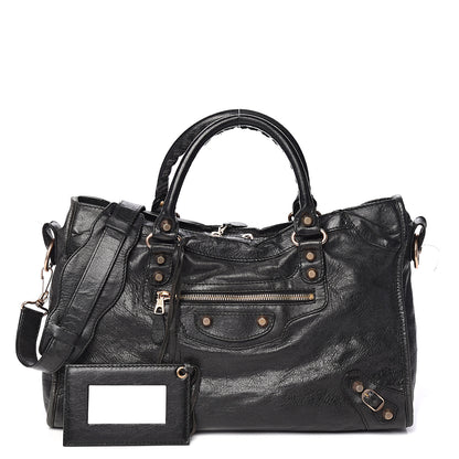 Balenciaga Agneau Giant 12 Rose Gold Hardware City Black 1 of 12