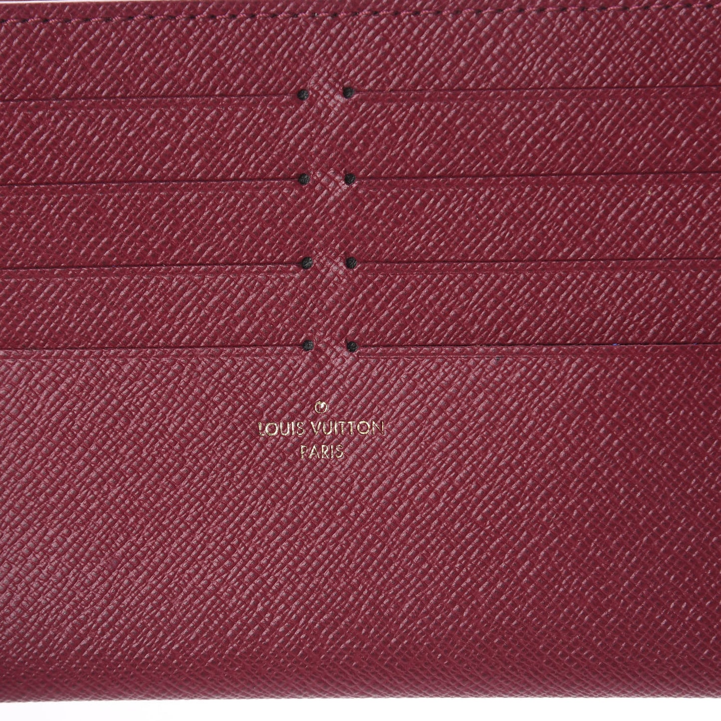 Calfskin Felicie Card Holder Insert Fuchsia