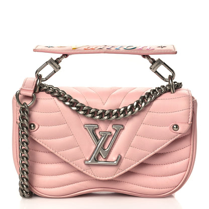 Louis Vuitton Calfskin New Wave Chain PM Smoothie Pink 1 of 12