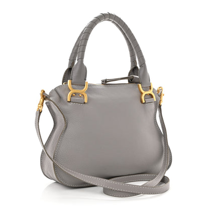 Chloe Calfskin Small Marcie Satchel Cashmere Grey 3 of 16