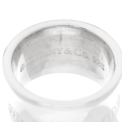 Tiffany Sterling Silver Wide 1837 Ring 50 5.5 4 of 4