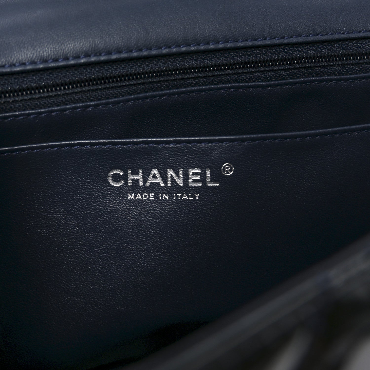 Chanel Patent Quilted Jumbo Single Flap Navy 6 of 10