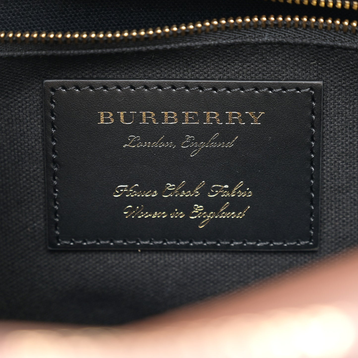 House Check Derby Calfskin Medium Alchester Bowling Bag Tan