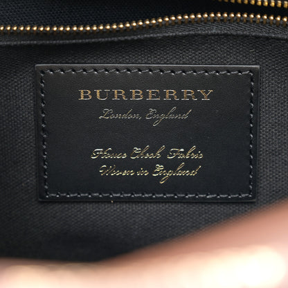 Burberry House Check Derby Calfskin Medium Alchester Bowling Bag Tan 6 of 12