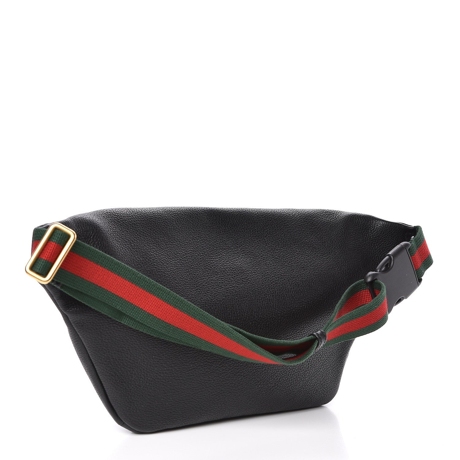 Gucci Grained Calfskin Logo Belt Bag Black 3 of 10