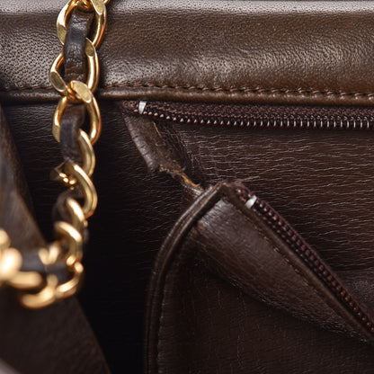 Chanel Lambskin Quilted Medium Single Flap Brown 9 of 15