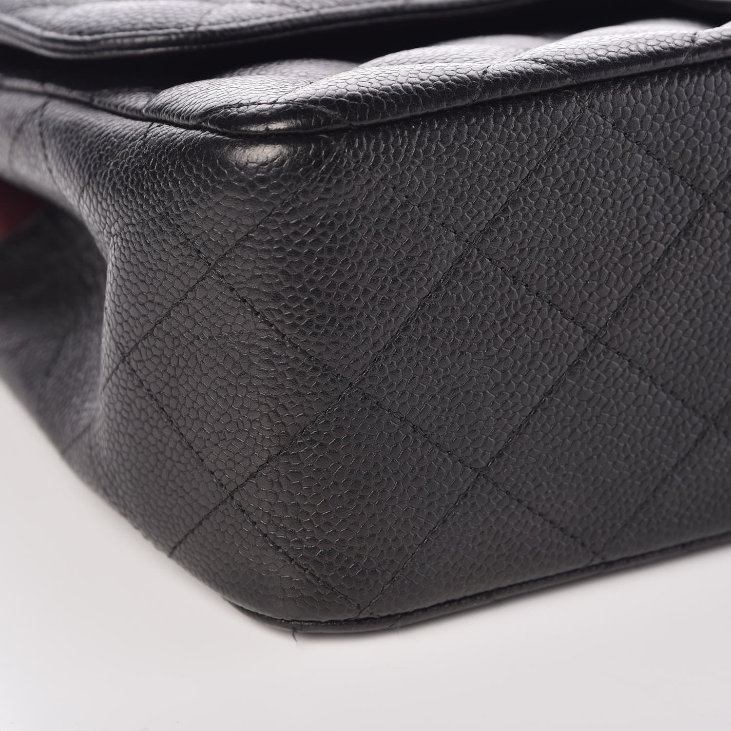 Chanel Caviar Quilted Jumbo Double Flap Black 8 of 9