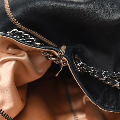 Chanel Lambskin Satin Reversible Sac Cordon Black 11 of 15