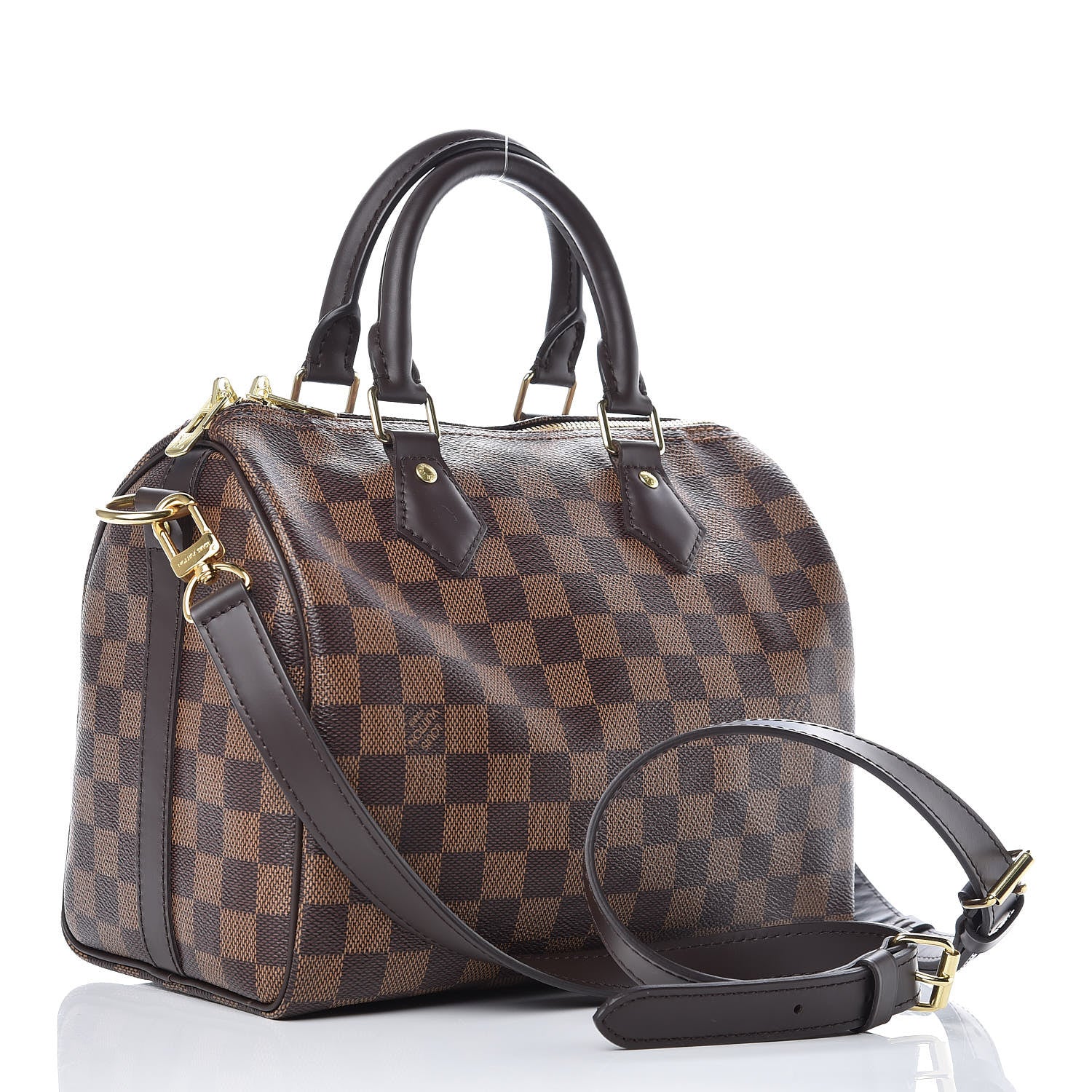 Louis Vuitton Damier Ebene Speedy Bandouliere 25 3 of 9