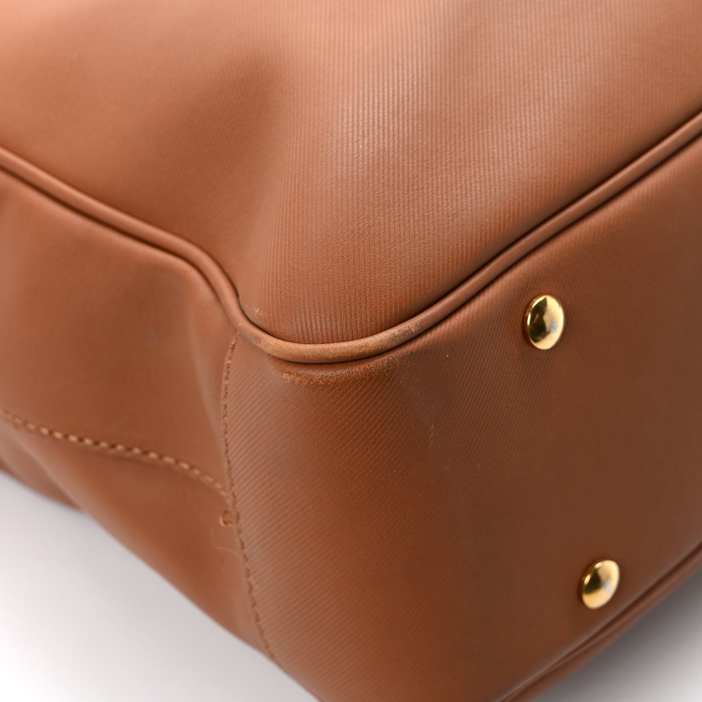 Trench Calfskin DK88 Top Handle Bag Bright Toffee