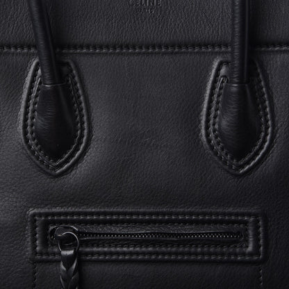 Celine Supple Calfskin Medium Phantom Luggage Black 13 of 13