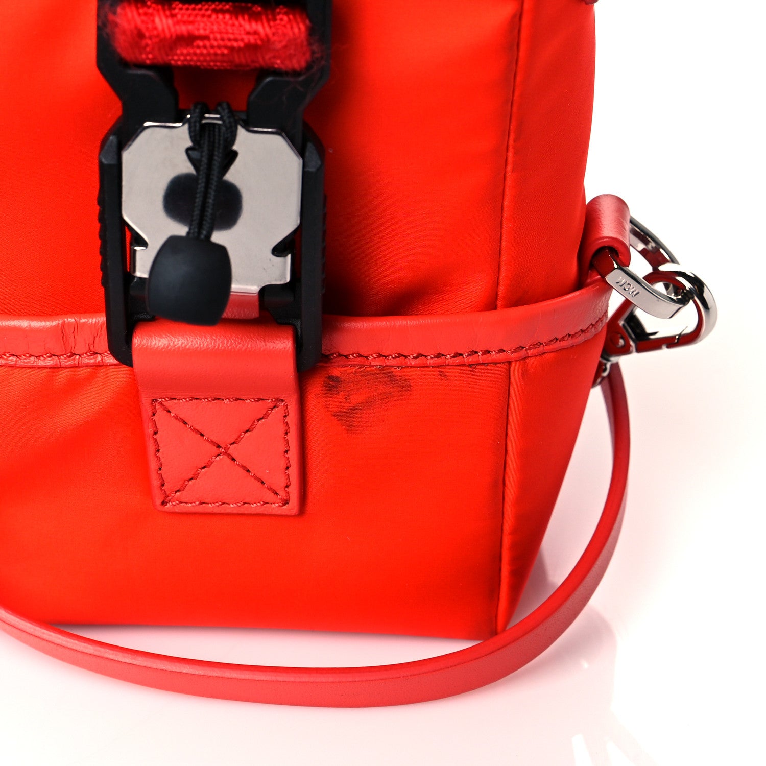 MCM Nylon Mini Crossbody Pouch Orange 14 of 19