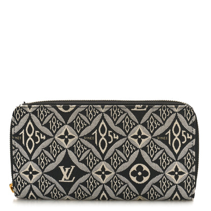 Louis Vuitton Jacquard Since 1854 Zippy Wallet Blue 1 of 10