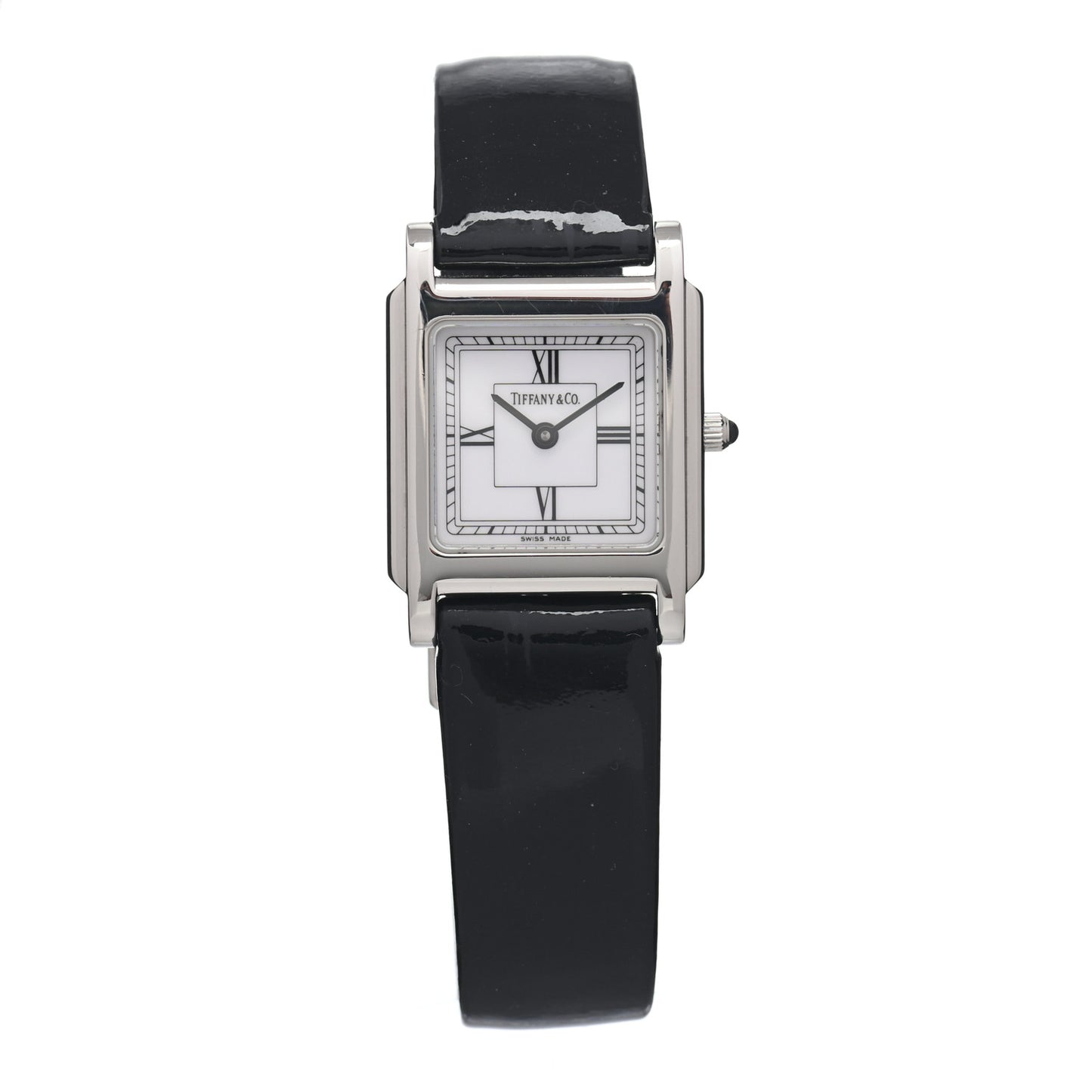 Stainless Steel Calfskin 24mm Classic Square Quartz Watch