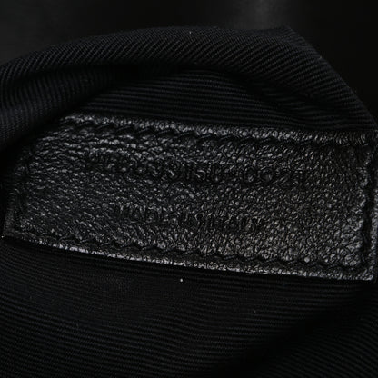 Saint Laurent Crinkled Calfskin Matelasse Monogram Medium Niki Chain Satchel Black 7 of 10